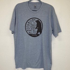 Montana Bears Tee Shirt Men's XL